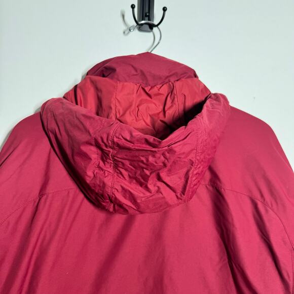 L.L.Bean Men's Performance Fleece-Lined Windbreaker Jacket M Red Gorpcore Outdoo - Picture 6 of 12